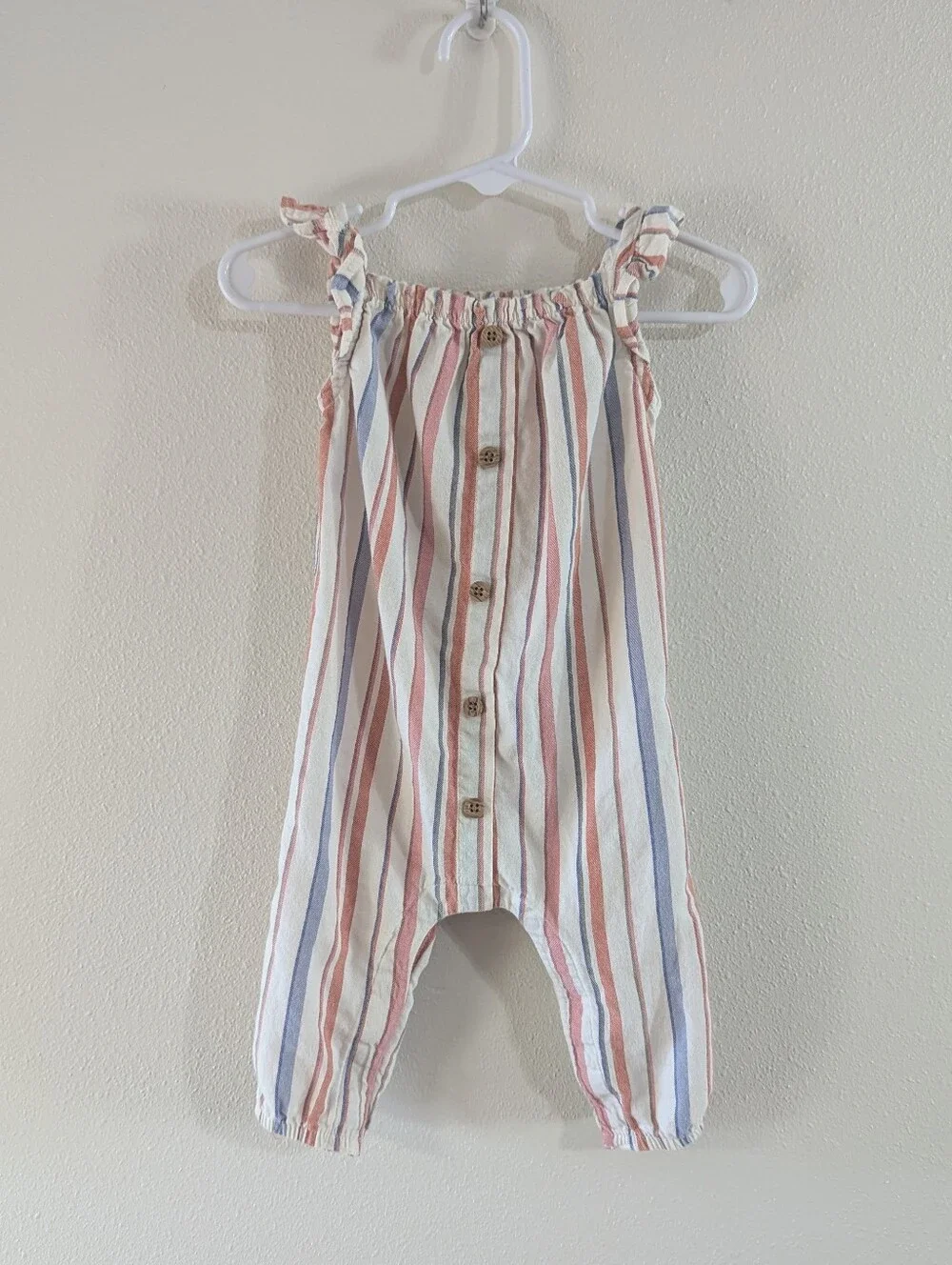 Striped Cotton Jumpsuit